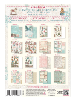 Bloc Junk journal collection Winter magic - STAMPERIA