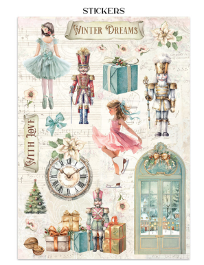 Bloc Junk journal collection Winter magic - STAMPERIA