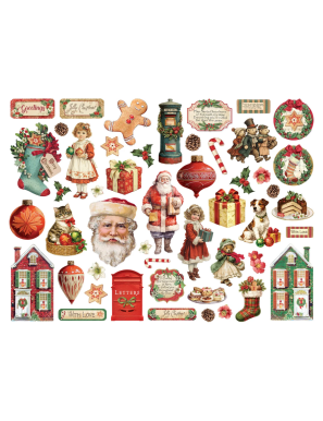 Die cuts Stamperia Classic Christmas STAMPERIA