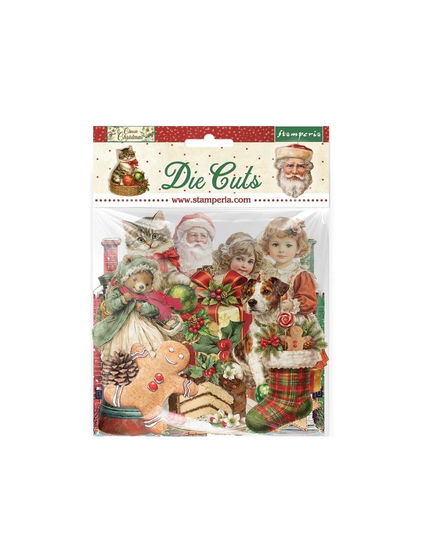 Die cuts Stamperia Classic Christmas STAMPERIA