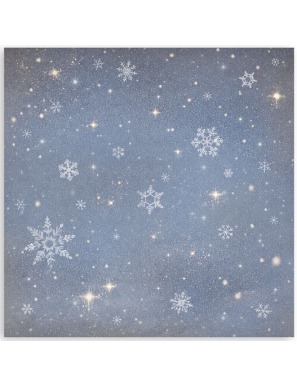 Pochette de 22 feuilles recto Stamperia Silent night