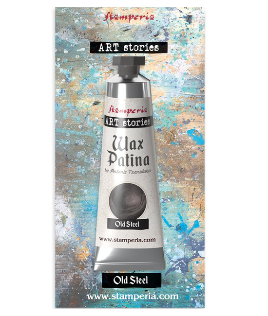 Cire Patinée Effet Acier Vieilli 40ml - STAMPERIA
