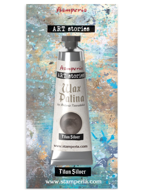 Cire Patinée Argent Métallique 40ml - STAMPERIA
