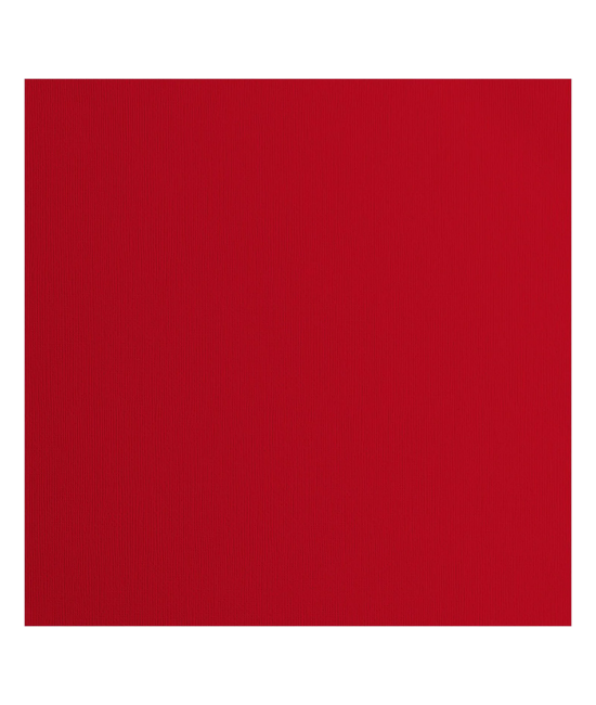 Papier cartonné Vaessen Creative 216g texturé Poppy rouge 30,5x30,5cm