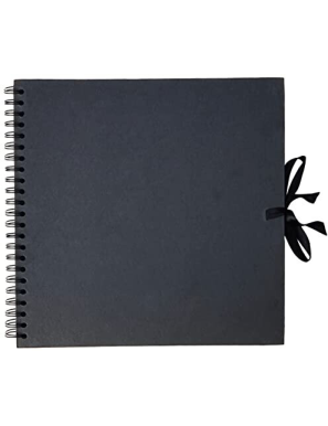 Album Scrapbooking Noir 30x30 cm 40 Feuilles | Artemio