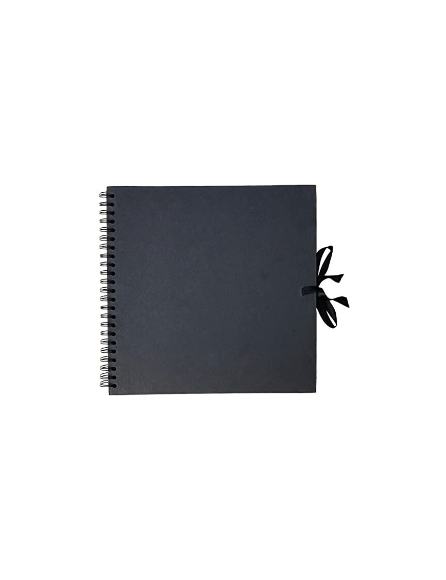 Album Scrapbooking Noir 30x30 cm 40 Feuilles | Artemio
