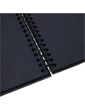 Album Scrapbooking Noir 30x30 cm 40 Feuilles | Artemio