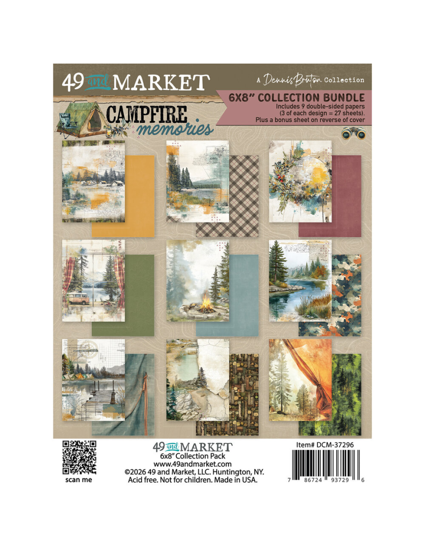 49 and Market Campfire Memories – Collection Pack 6 x 8 pouces