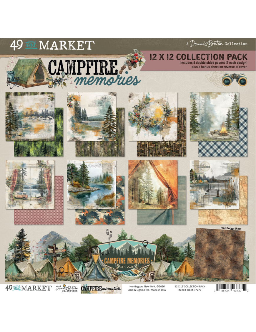 49 and Market Campfire Memories – Collection Pack 12 x 12 pouces