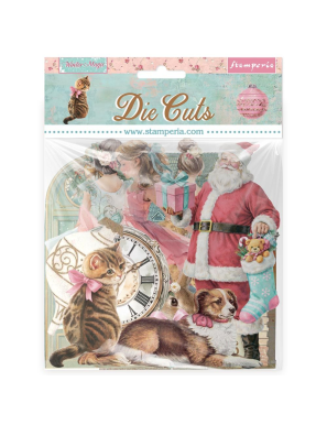 Stamperia Winter Magic Die Cuts Assorted DFLDC138 embellissements Noël