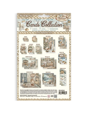 Stamperia White Christmas Cards Collection – SBCARD49