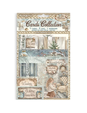 Stamperia White Christmas Cards Collection – SBCARD49