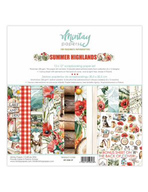 Mintay Summer Highlands – Papier Scrapbooking 30,5 x 30,5 cm