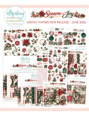 Mintay Season of Joy – Papier Scrapbooking Noël 30,5 x 30,5 cm