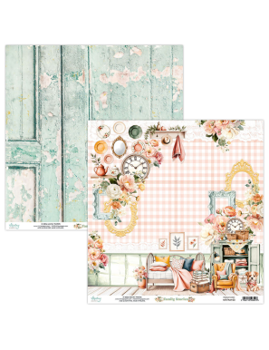 Mintay Papers Family Stories – Bloc papier scrapbooking 30,5 x 30,5 cm