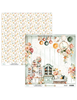 Mintay Papers Family Stories – Bloc papier scrapbooking 30,5 x 30,5 cm