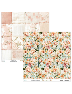 Mintay Papers Family Stories – Bloc papier scrapbooking 20,5 x 20,5 cm