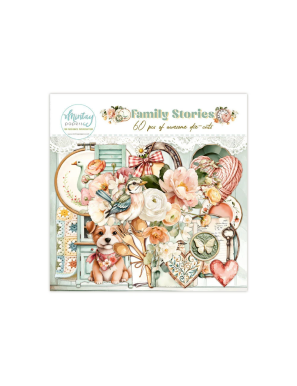 Mintay Papers Family Stories – Paper Die-Cuts 60 pièces