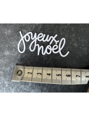 Découpe papier "Joyeux Noël"