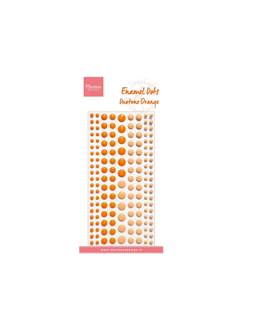 Marianne Design Enamel Dots Duotone Orange