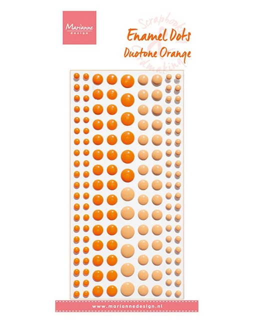 Marianne Design Enamel Dots Duotone Orange