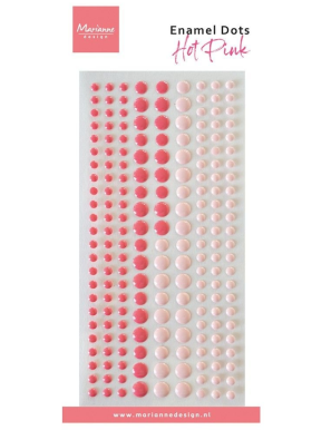 Enamel Dots Hot Pink Marianne Design PL4539