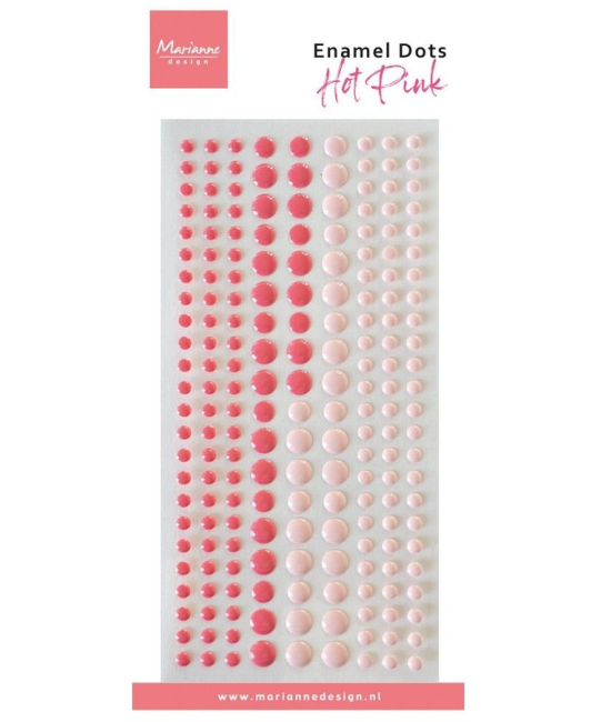 Enamel Dots Hot Pink Marianne Design PL4539