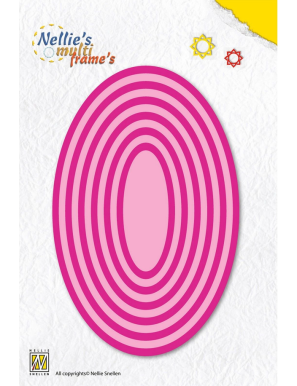 Dies Ovales Nellie's Choice – 12 Matrices Scrapbooking