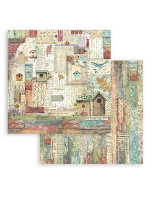 Papier Scrapbooking Garden 20x20 cm – Stamperia