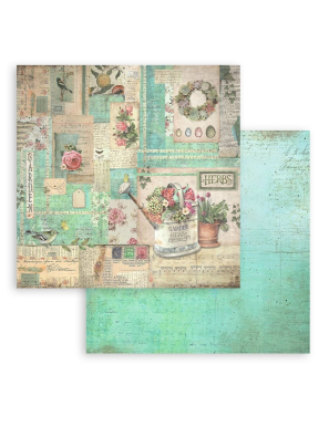 Papier Scrapbooking Garden 20x20 cm – Stamperia