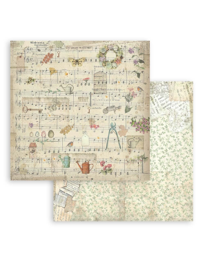 Papier Scrapbooking Garden 20x20 cm – Stamperia