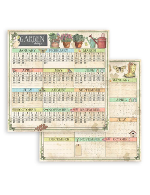 Papier Scrapbooking Garden 20x20 cm – Stamperia