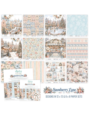 Snowberry Lane – Bloc de papiers scrapbooking Mintay Papers
