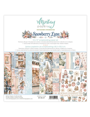 Snowberry Lane – Bloc de papiers scrapbooking Mintay Papers