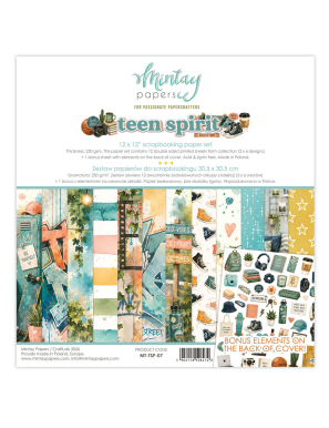 Teen Spirit – Bloc de papiers scrapbooking Mintay Papers
