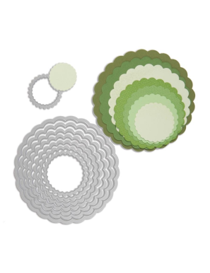 Sizzix framelits ronds ciselés
