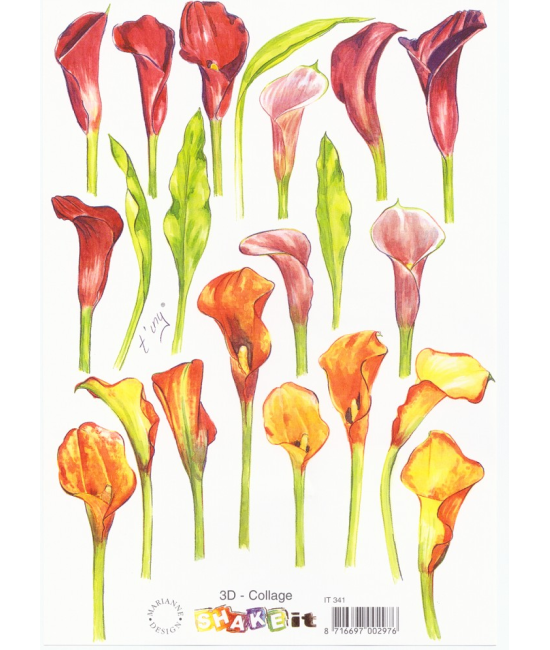 papier à découper fleurs arôme