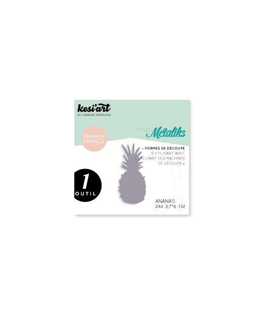 Die de découpe Métaliks ananas Kesi'art