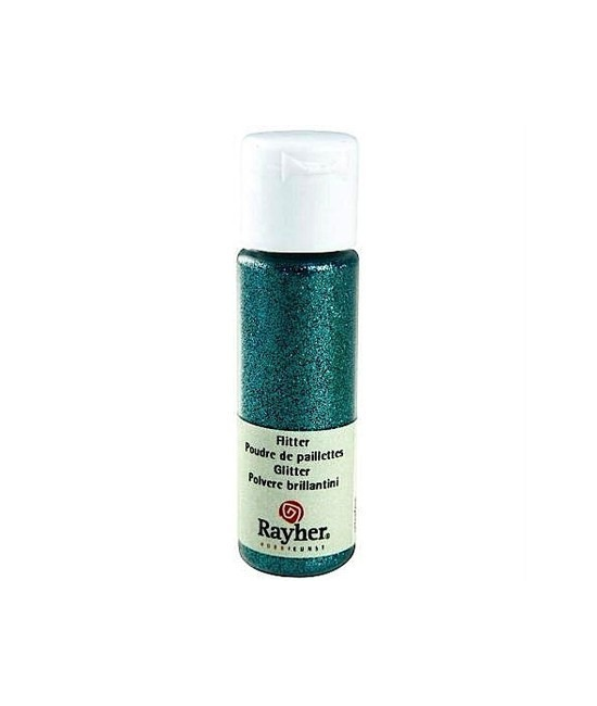 poudre de paillettes fine bleu RAYHER