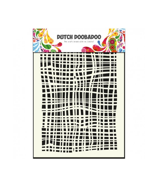 Mask art fenêtre textile Dutch Doobadoo