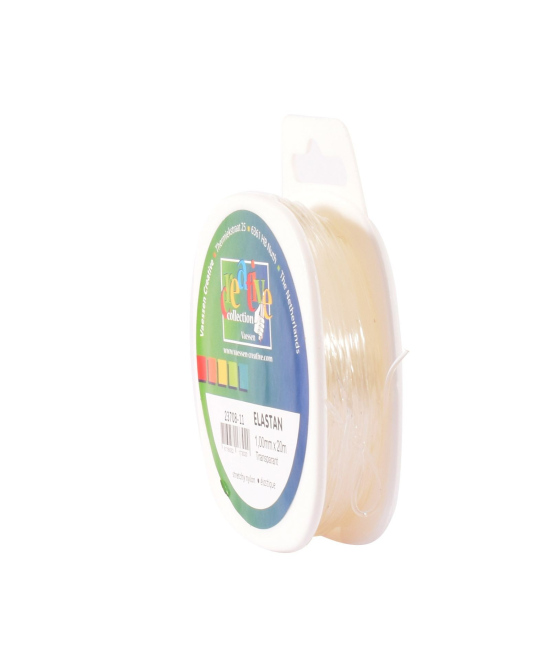 Corde élastique transparente de 1mm x 20M Vaessen Creative