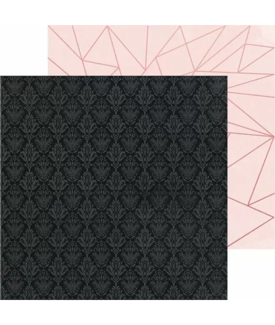 Papier recto verso Sparkle auroral KAISERCRAFT