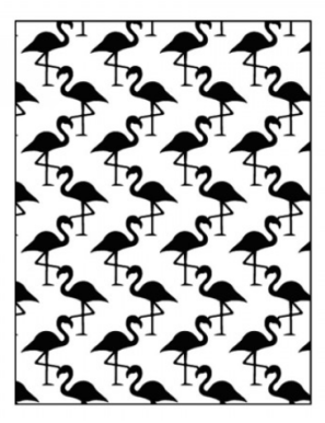 Classeur d'embossage "flamants rose" ARTEMIO