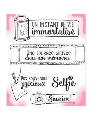Tampons transparents "souvenirs"