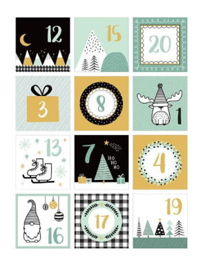 2 Planches de 24 stickers Imagine Noël - ARTEMIO