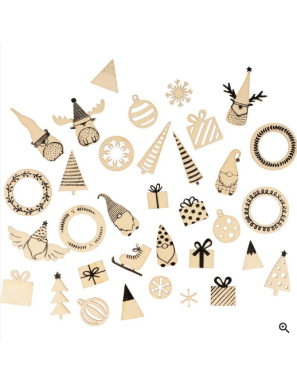 34 mini silhouettes Imagine Noël- ARTEMIO