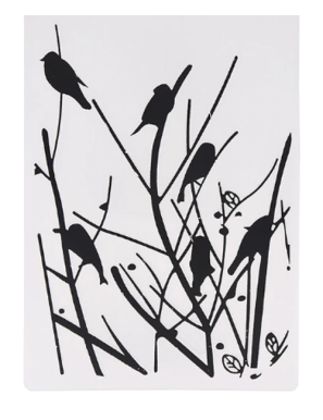 Die classeur d'embossage petits oiseaux