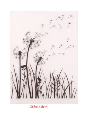 Classeur d'embossage fleurs de pissenlit