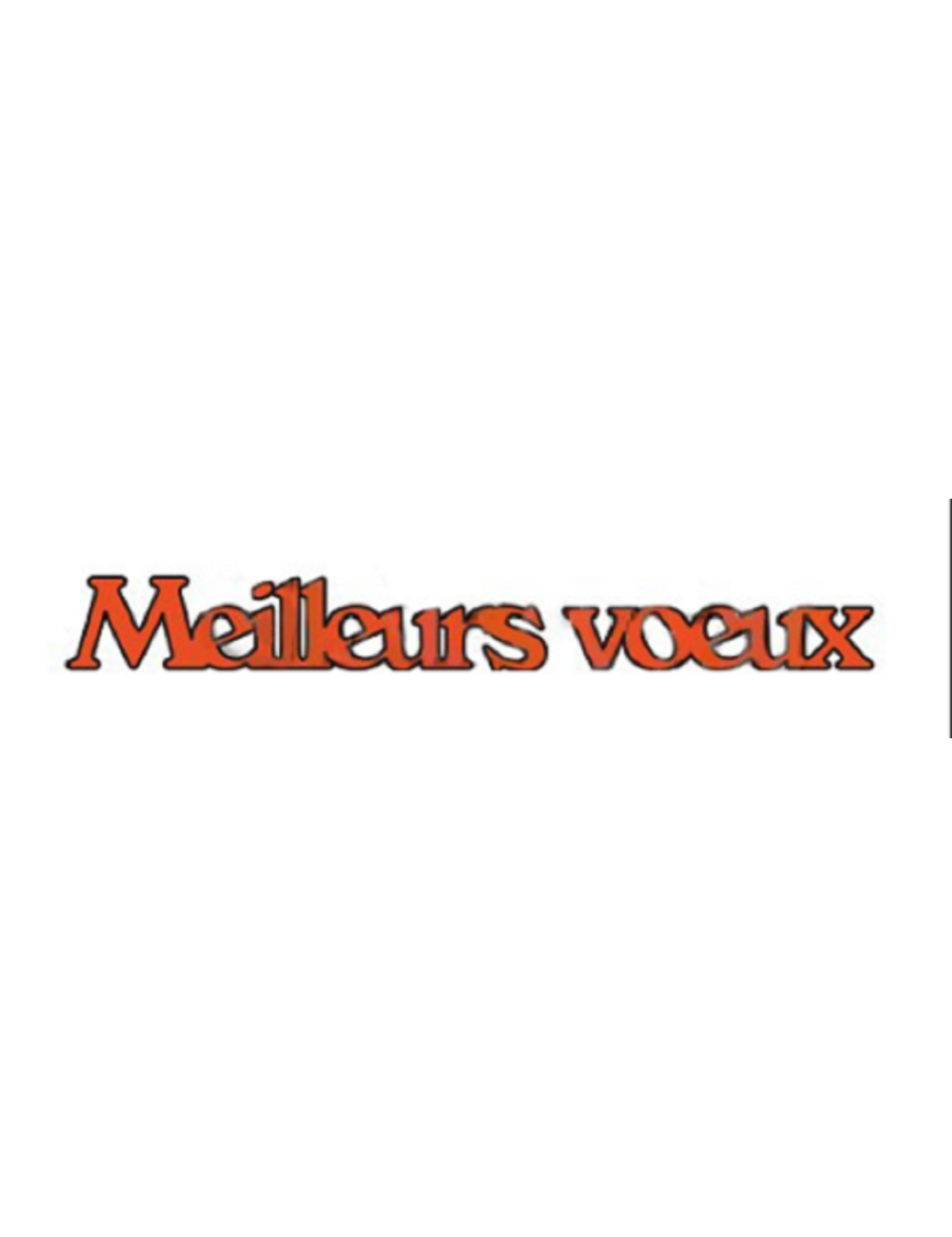 Die texte "Meilleurs voeux"