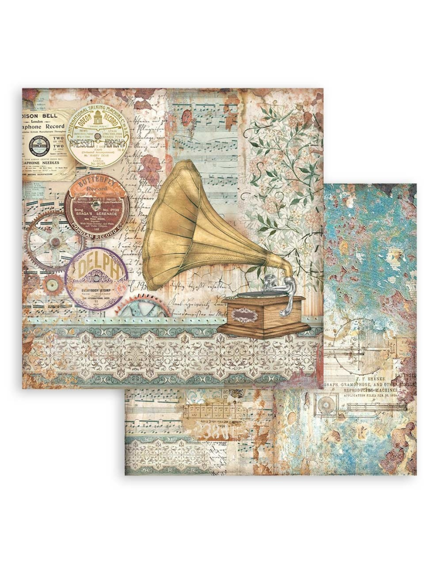 Chipboard Lady Vagabond 15x30cm - Pour Scrapbooking, Cartes, Art Journal - Motif Lifestyle